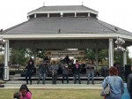 The band Professor D entertains at Southlake Oktoberfest