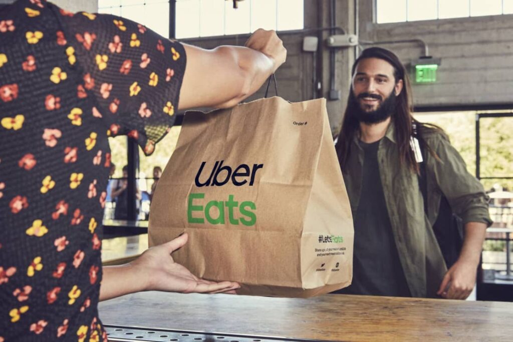 Photo: Uber Eats Delivery - Link Uber and Marriott for a Bonvoy Bonus via TravelLatte